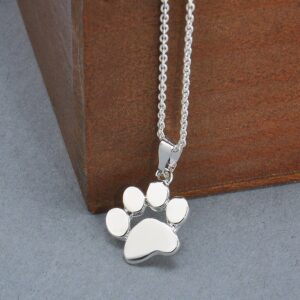 Silver tass halsband