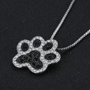 Glitter tass halsband