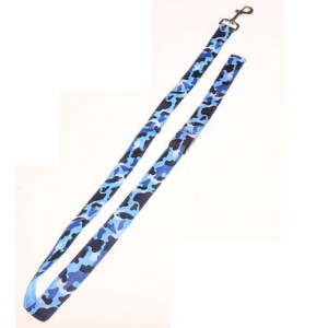 blått camouflage led hundkoppel