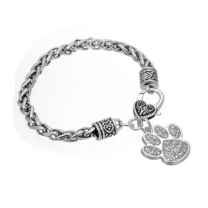 Silvrigt tass armband