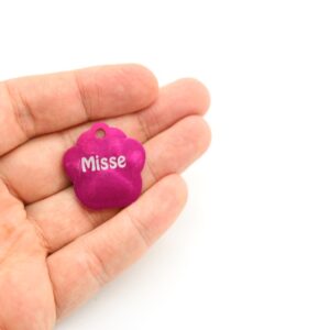 I.D bricka tass rosa